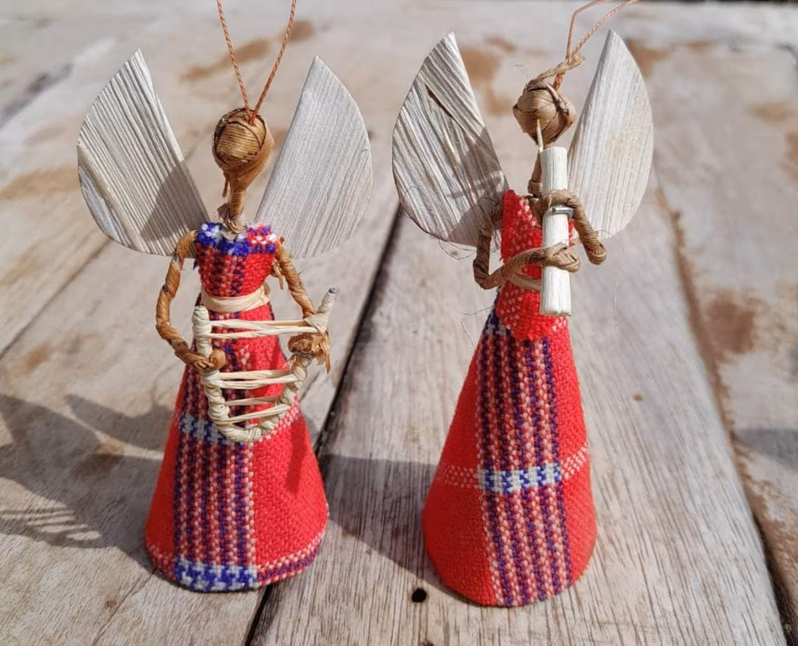 Kitenge angel hanger ornament